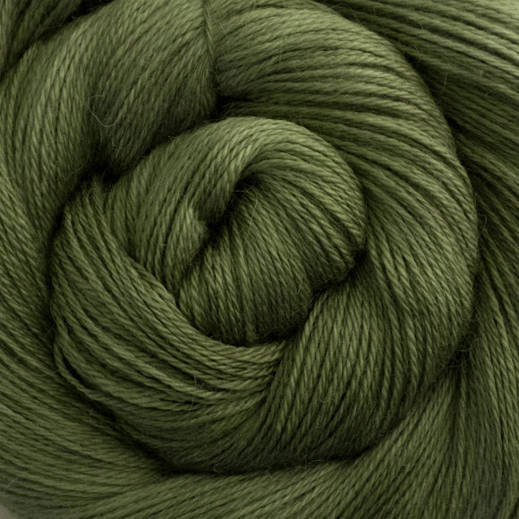Cashmere Delight Yarn - Olive Semi Solid